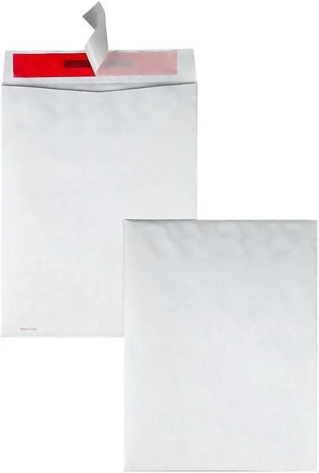 Alt view image 10 of 13 - Quality Park Advantage Flap Stik Tyvek Mailer 10 x 13 White 100/Box R2420