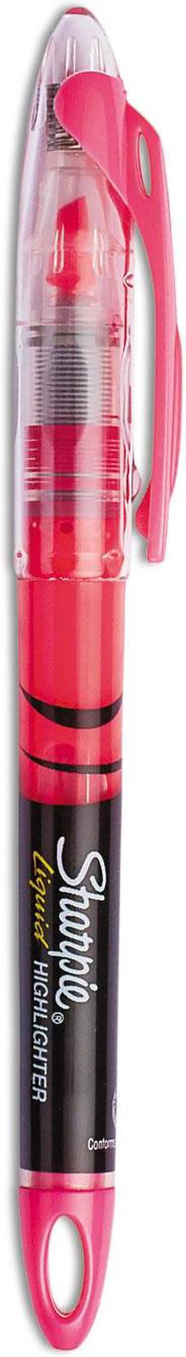 Alt view image 10 of 13 - Sharpie Accent Liquid Pen Style Highlighter Chisel Tip Fluorescent Pink Dozen 1754464