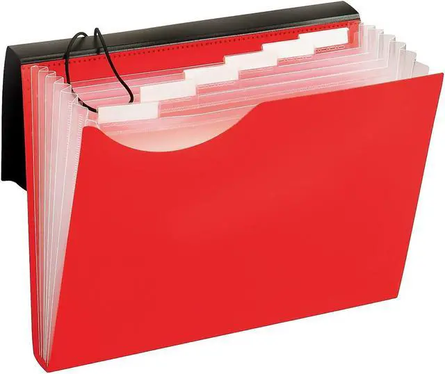 Alt view image 2 of 4 - Pendaflex Expanding File Letter Size 7-Pocket Multicolor (PFX 67440RED)