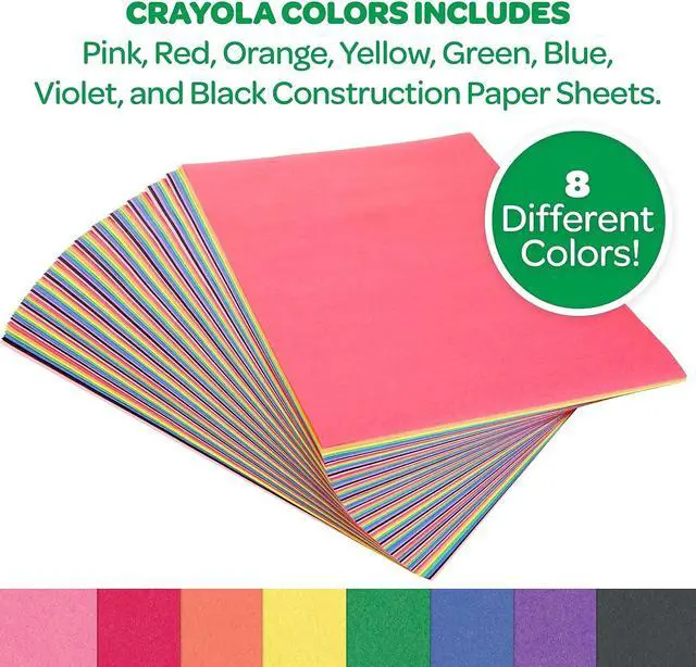 Alt view image 15 of 19 - Crayola Construction Paper Pad 9"X12"-96 Sheets