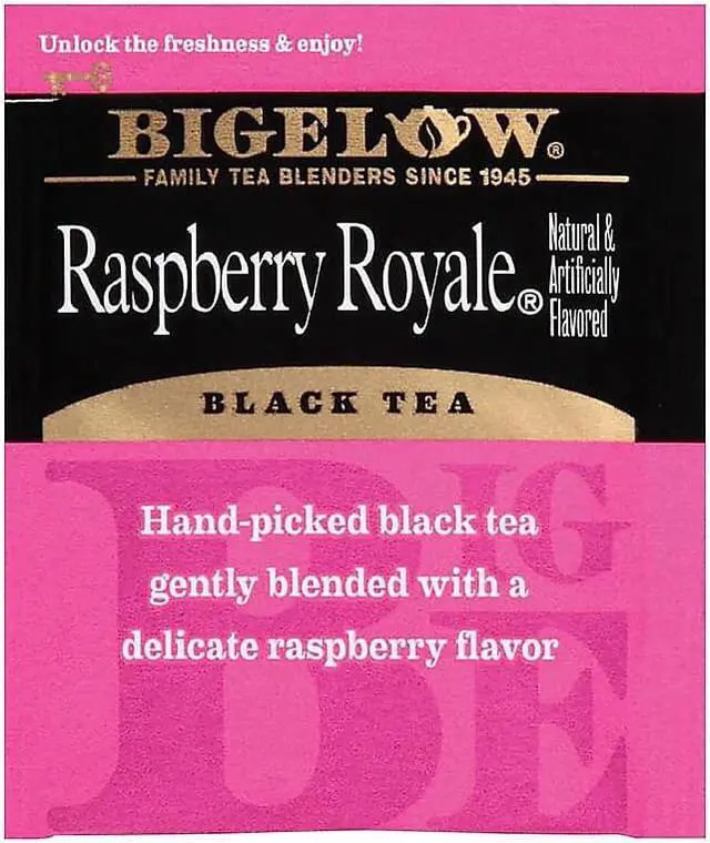 Alt view image 6 of 8 - Raspberry Black Tea, Raspberry, 0.34 lbs, 28/Box 003401