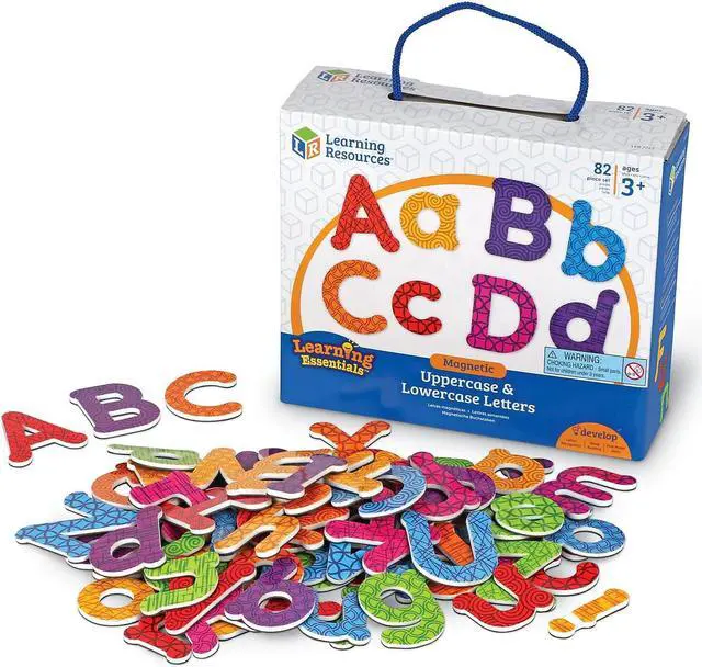 Alt view image 12 of 19 - Learning Resources LRN7725 Upper & Lower Case Magnetic Letters, 82 Per Set