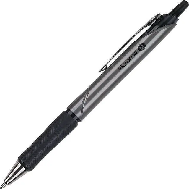 Alt view image 2 of 5 - Pilot Acroball Pro Ball Point Retractable Pen Black Ink 1mm Dozen 31910