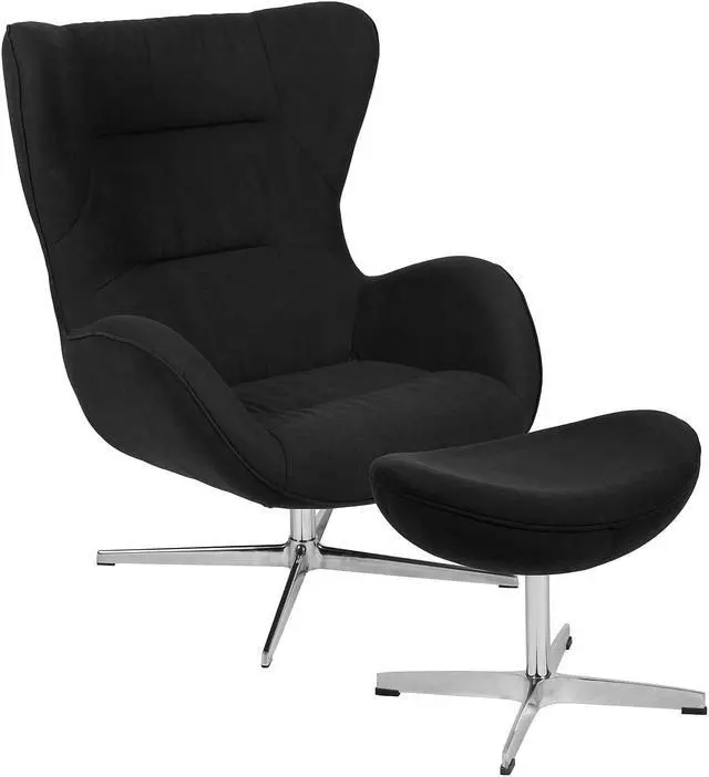 Alt view image 20 of 20 - Flash Furniture X40 Ergonomic LeatherSoft Swivel Gaming Massaging Chair Black/Orange (CH00288OR)