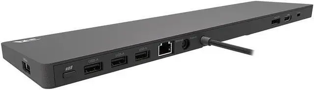 Alt view image 10 of 20 - Cyber Acoustics USB-C 4K Universal Essential Docking Station DS-2000