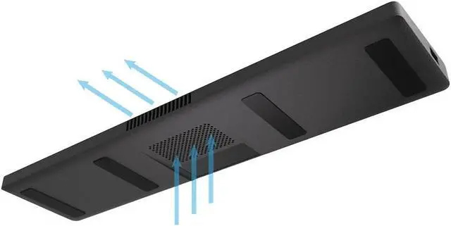 Alt view image 11 of 20 - Cyber Acoustics USB-C 4K Universal Essential Docking Station DS-2000