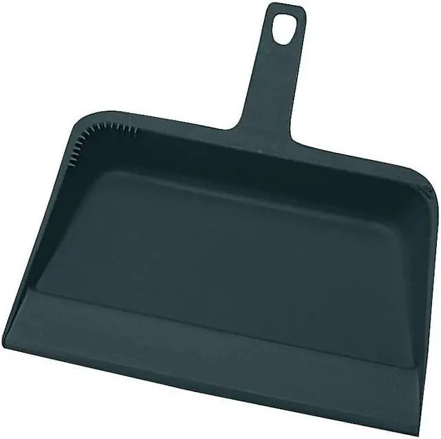 Alt view image 2 of 6 - Genuine Joe Dust Pan Heavy-Duty Plastic 12" Black 02406