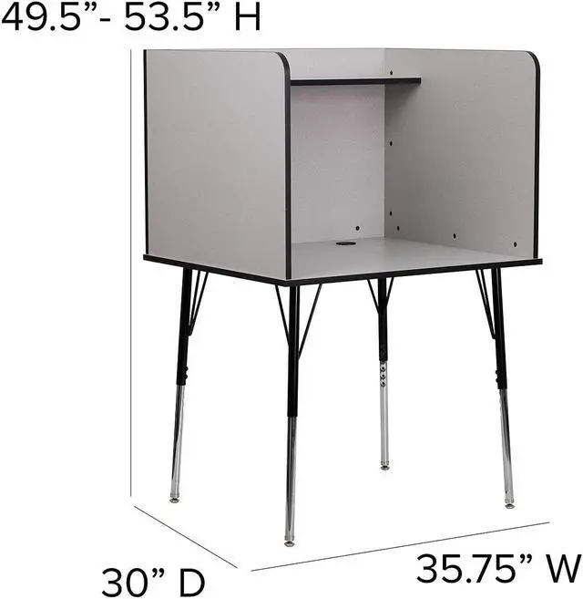 Alt view image 9 of 10 - Lorell Leg Credenza 12"x28-1/2" Mahogany 69616