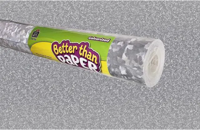 Main image of Teacher Created Resources 'Better Than Paper' Roll 4' x 12' Galvanized Metal (TCR77351)