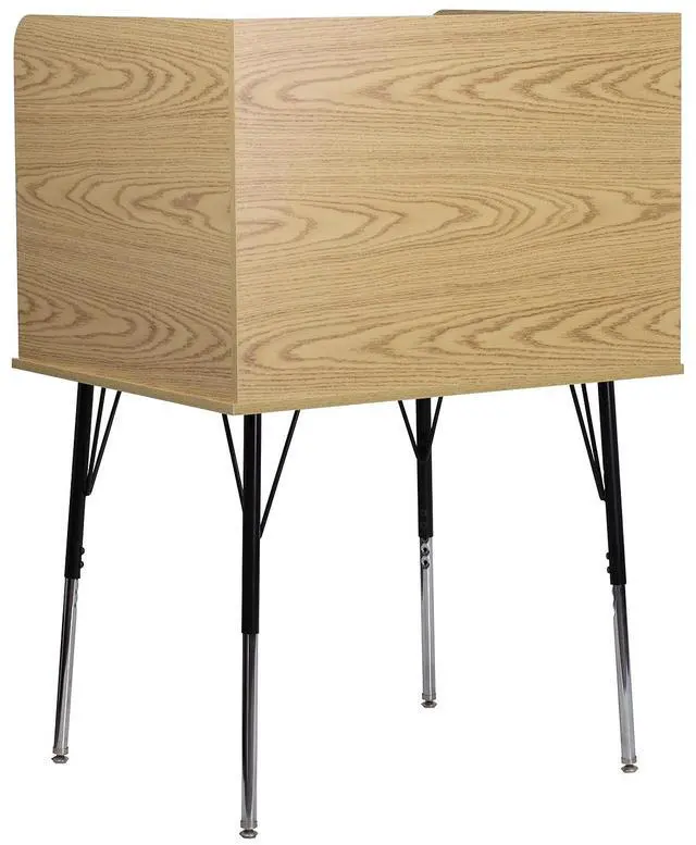 Alt view image 16 of 17 - Lorell Computer Desk Laminate 23-3/5"x35-2/5"x35-1/5" MPL 14337