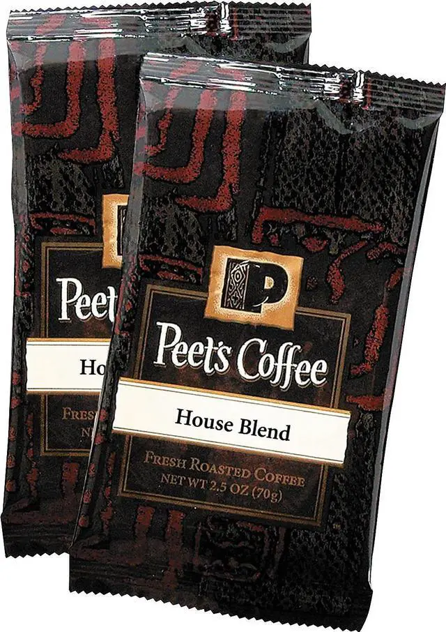 Alt view image 2 of 2 - Peet's Coffee & Tea Coffee Portion Packs House Blend 2.5 oz Frack Pack 18/Box 504915