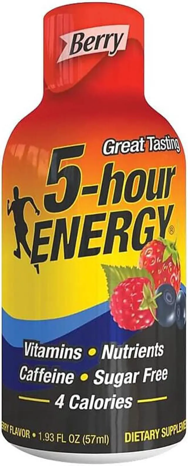 Alt view image 2 of 11 - 5 Hour Energy Energy Drink Berry 1.93oz Bottle 12/Pack SN500181