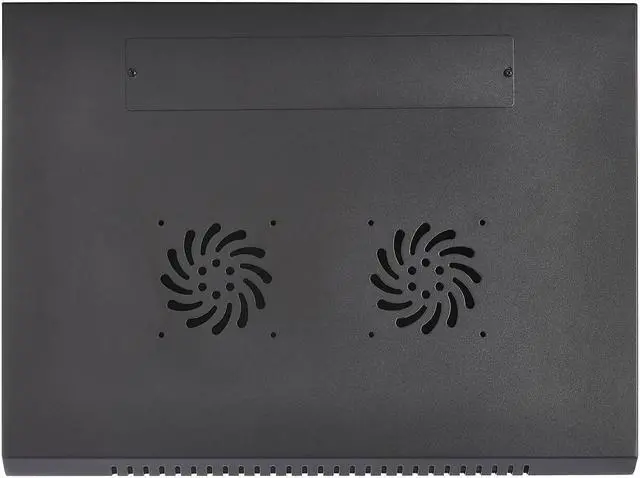 Alt view image 9 of 9 - V7 9U Rack Wall Mount Vented Enclosure