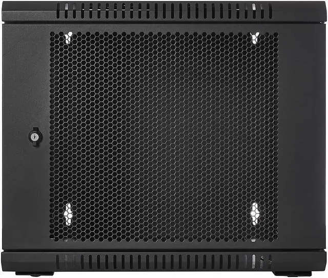 Alt view image 6 of 9 - V7 9U Rack Wall Mount Vented Enclosure