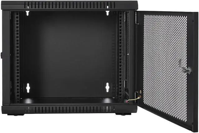 Alt view image 7 of 9 - V7 9U Rack Wall Mount Vented Enclosure