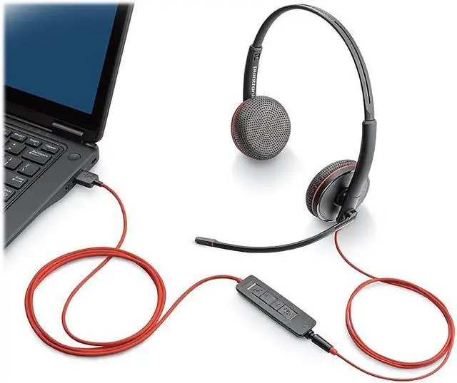 Alt view image 5 of 5 - Plantronics 209749-104 Blackwire, C3220 USB-C Black