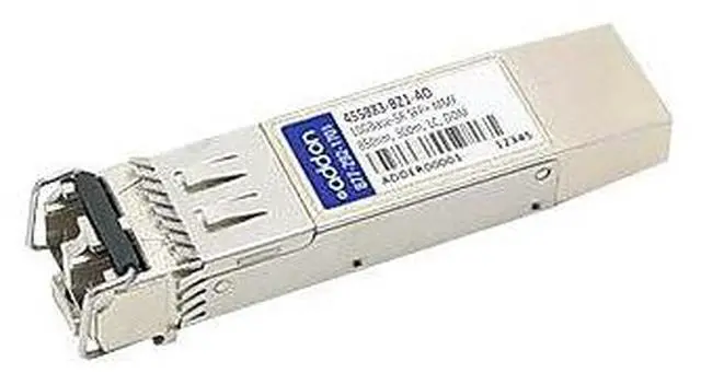 Alt view image 9 of 10 - AddOn HP 455883-B21 Compatible 10GBase-SR SFP+ Transceiver (MMF, 850nm, 300m, LC, DOM)