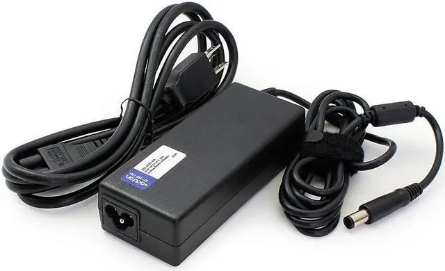 Alt view image 7 of 8 - Dell 332-1831 Compatible 65W 19.5V at 3.34A Black 7.4 mm x 5.0 mm Laptop Power Adapter and Cable -