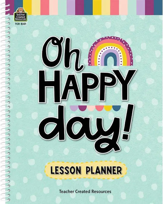 Alt view image 2 of 7 - Teacher Created Resources Oh Happy Day Lesson Planner (TCR8321)
