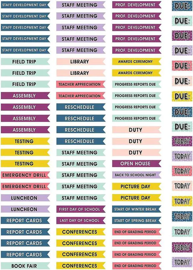 Alt view image 4 of 7 - Teacher Created Resources Oh Happy Day Lesson Planner (TCR8321)
