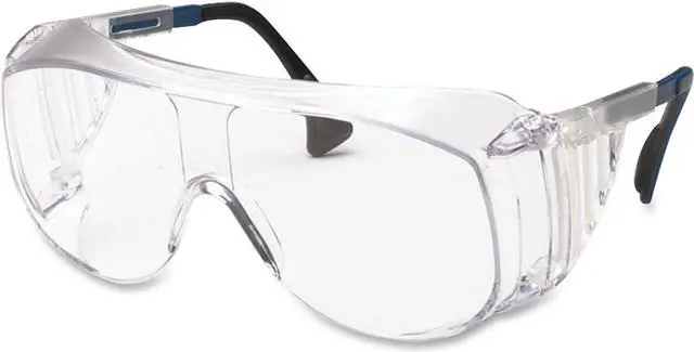 Alt view image 9 of 10 - Uvex 763-S0112 Ultraspec 2001 OTG Safety Eyewear, Clear/Black Frame, Clear Lens