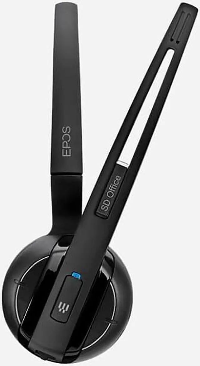 Alt view image 8 of 9 - EPOS | Sennheiser IMPACT SD Office ML (1000561) Premium, single-sided, wireless DECT headset with dual-connectivity for desk phone and PC/softphone with Convertible Wearing Styles