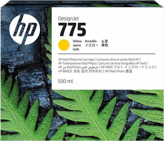 Main image of HP 775 500-ml Yellow Ink Cartridge, 1XB19A