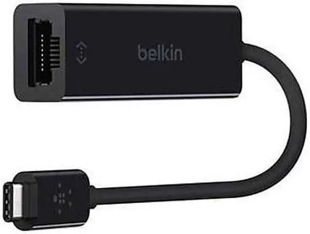 Alt view image 15 of 15 - Belkin F2CU040btBLK USB-C to Gigabit Ethernet Adapter (Also Known as USB Type-C)