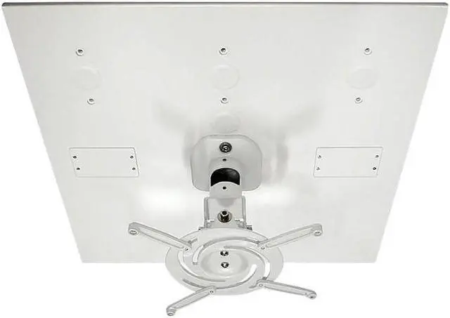 Alt view image 17 of 20 - Amer Mounts AMRDCP100KIT Universal Drop Ceiling Projector Mount - Supports up to 30lb load, 360 degree rotation, 180 degree tilt