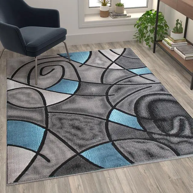Alt view image 12 of 17 - Genuine Joe Indoor Mat Vinyl Backing 3'x5' Charcoal 55351
