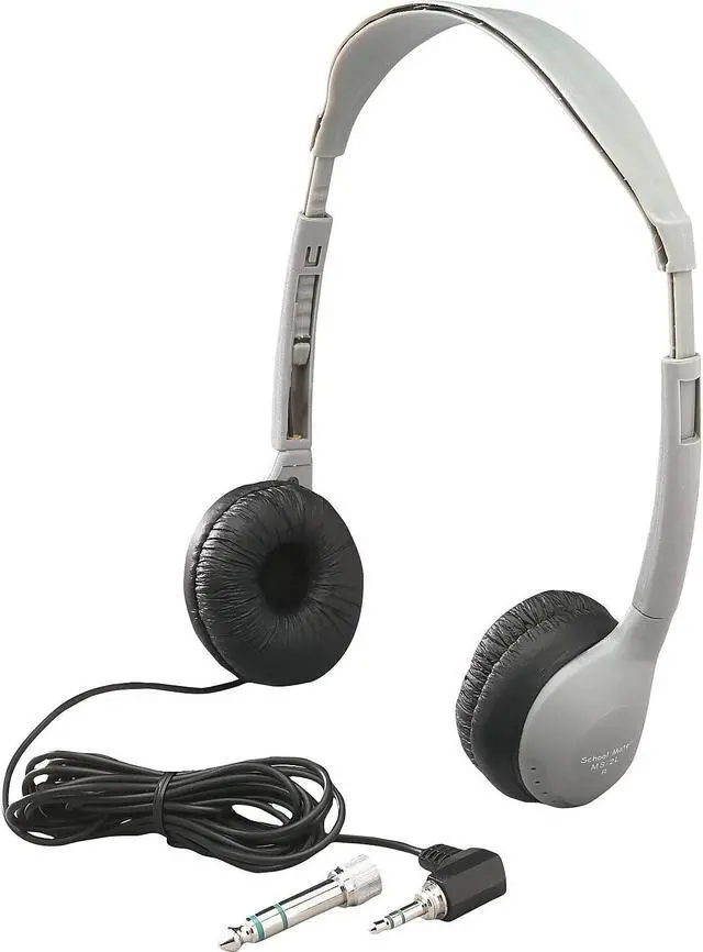 Alt view image 4 of 6 - HamiltonBuhl SchoolMate Personal Stereo Headphone with Leatherette Cushions