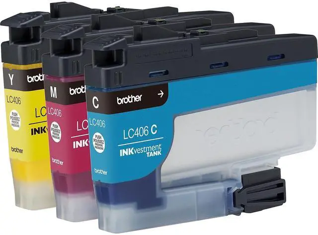 Alt view image 5 of 17 - Brother LC4063PK INKvestment Ink 1500 Page-Yield Cyan/Magenta/Yellow 3 Pack