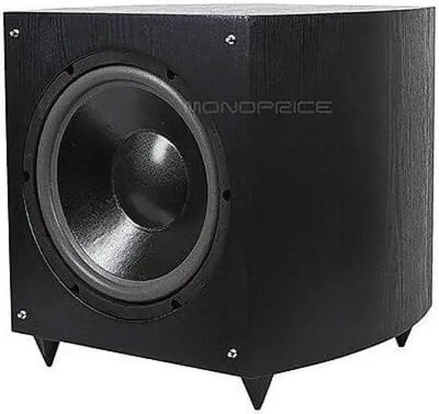 Alt view image 15 of 16 - Monoprice 12-inch 150-watt Powered Subwoofer - Black