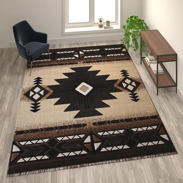 Alt view image 13 of 18 - Genuine Joe Indoor/Outdoor Mat Rubber Cleated Backing 3'x5' Charcoal 59473