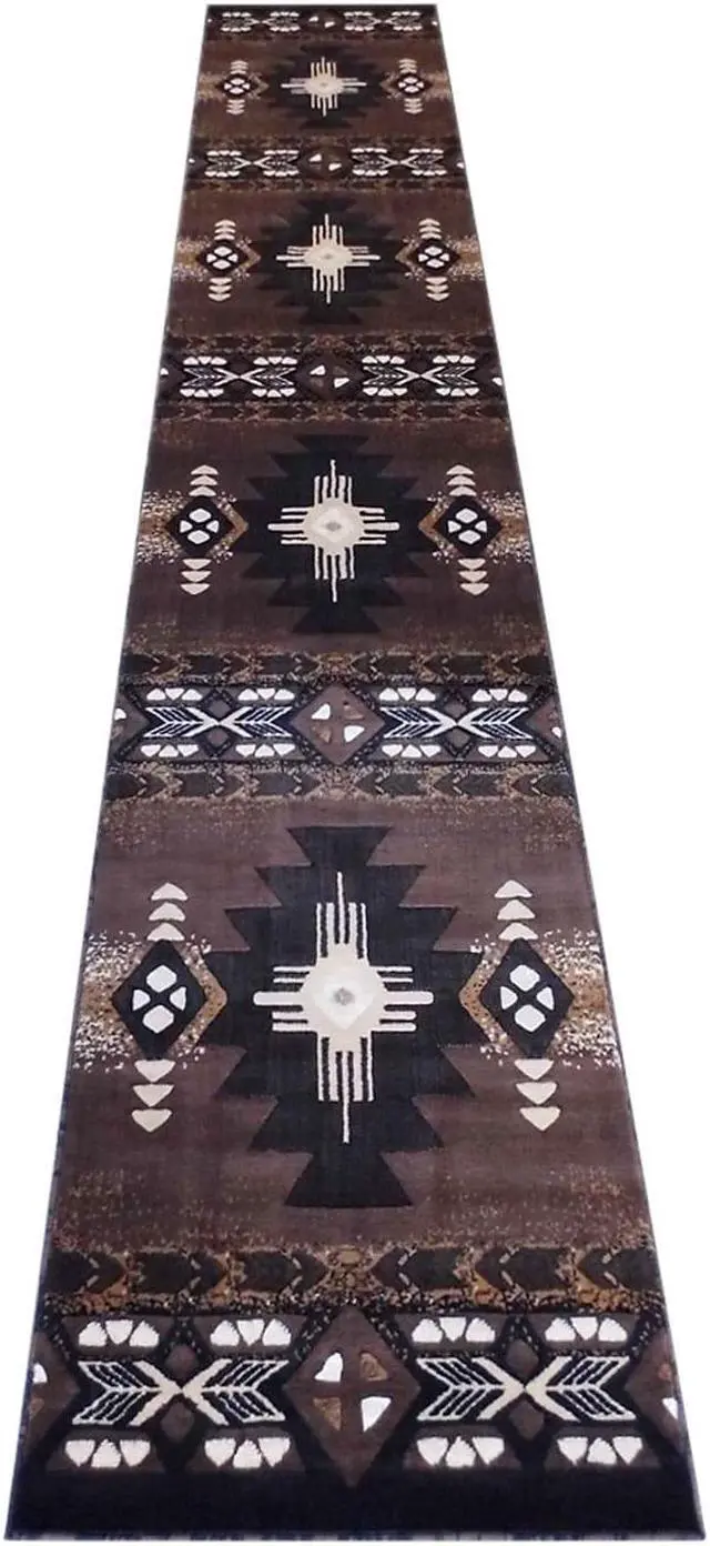 Alt view image 13 of 19 - Rylan Collection 5' x 7' Blue Scraped Design Area Rug - Olefin Rug with Jute Backing - Living Room, Bedroom, Entryway