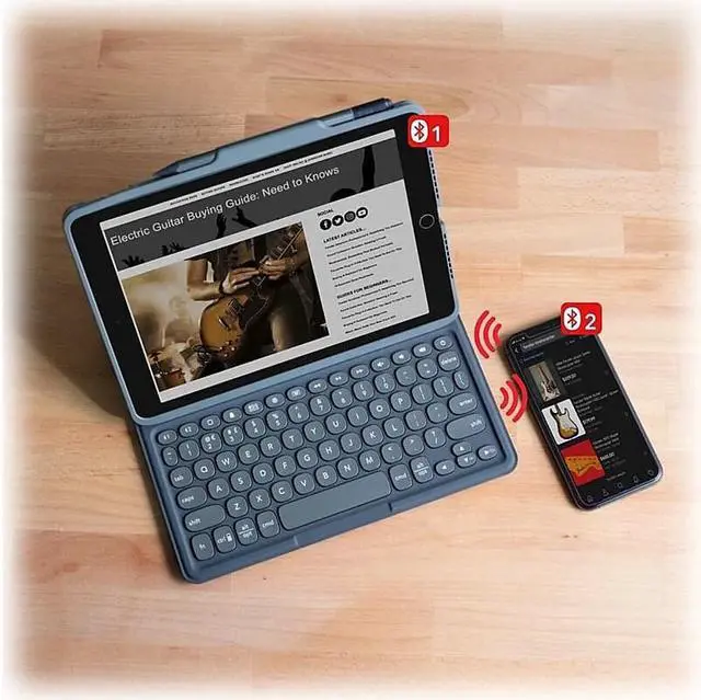 Alt view image 16 of 19 - ZAGG KEYBOARD PRO KEYS FOR THE APPLE IPAD 102  BLACKGRAY