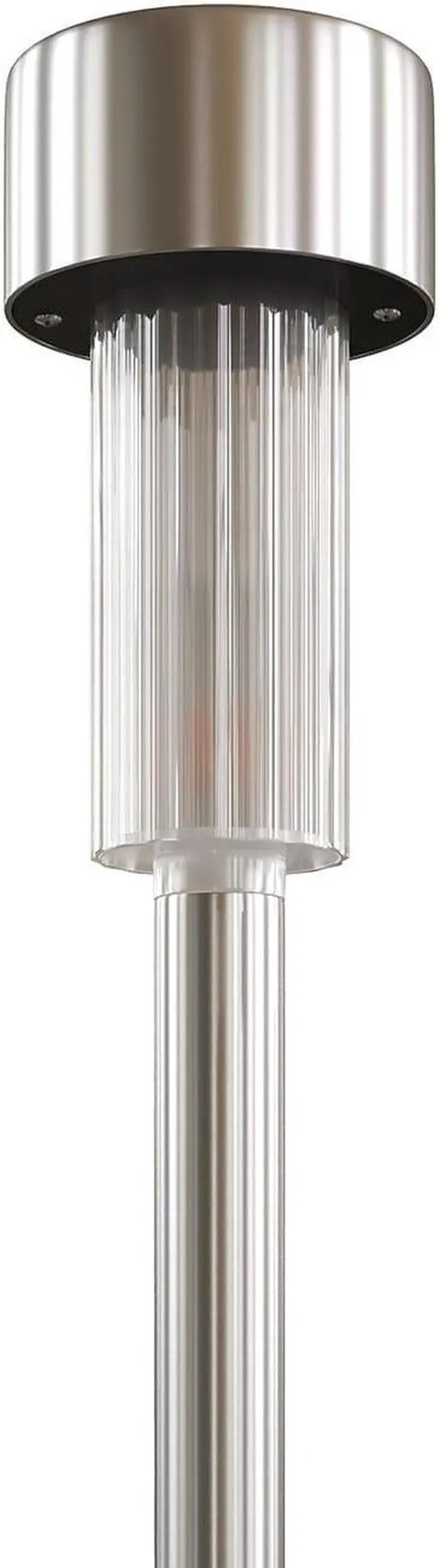 Alt view image 13 of 13 - 12 Pack Stainless Steel LED Solar Lights, Weather Resistant Outdoor Solar Powered Lights for Pathway, Garden, & Yard