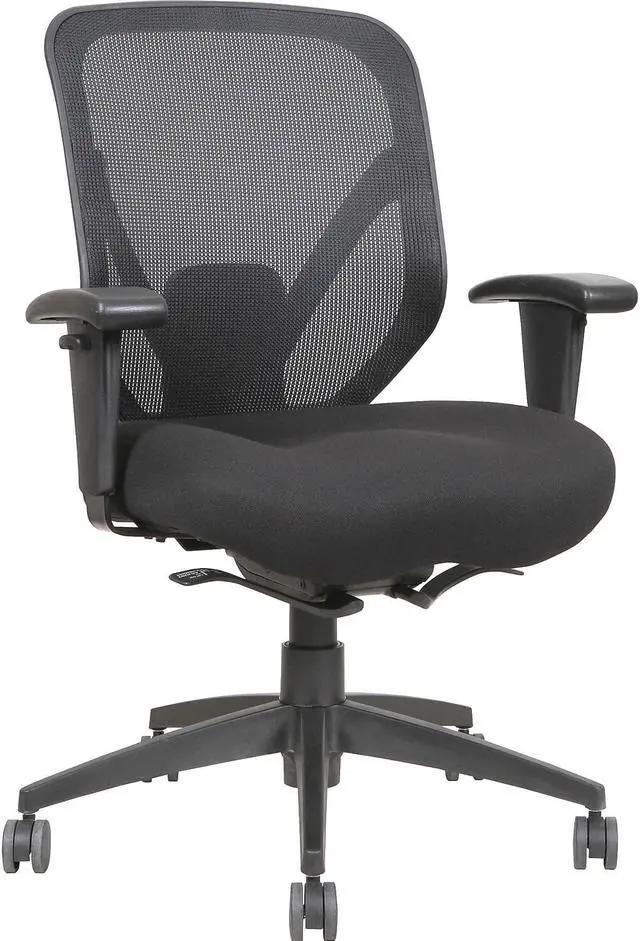 Alt view image 2 of 8 - Mid Back Chair, 28-1/8"x22-7/8"x41-3/4", Black