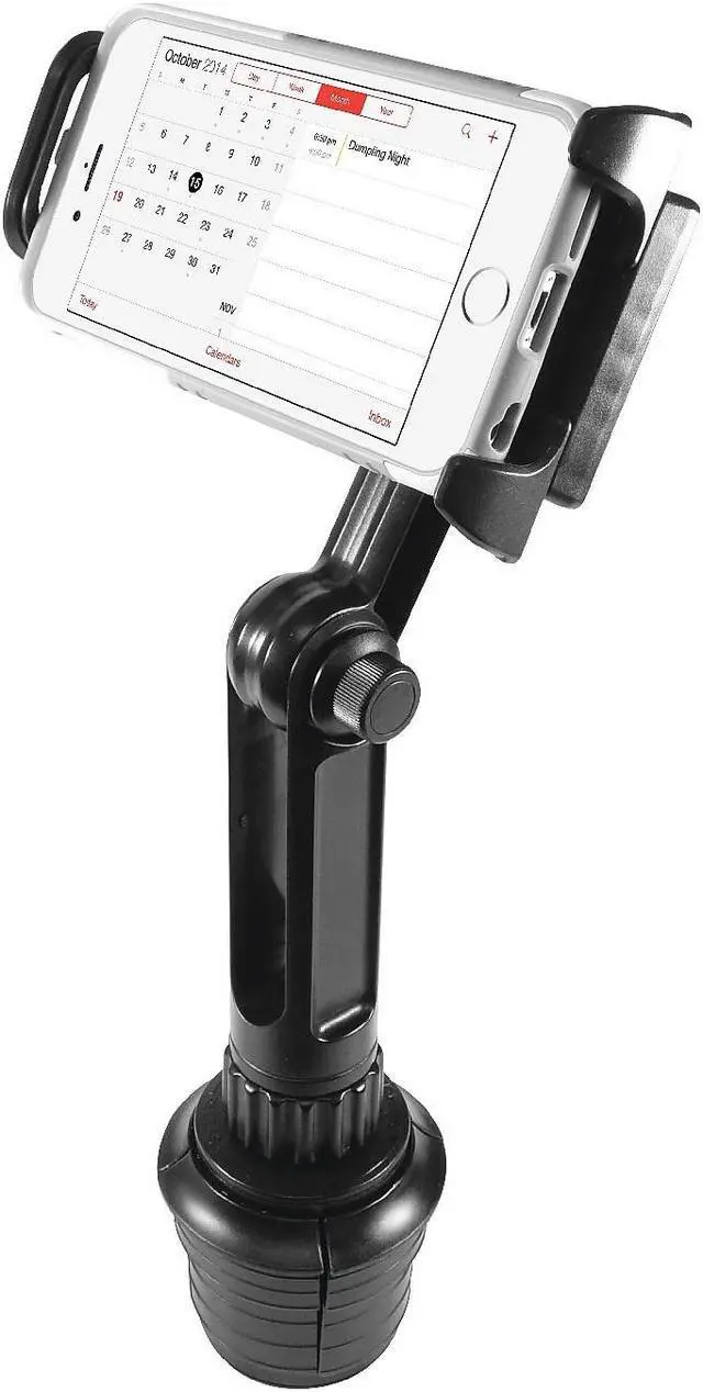 Alt view image 13 of 17 - Macally Black 10-inch Super-Long Car Cup Mount Holder for iPad / Tablet and iPhone / Smartphone MCUPPRO