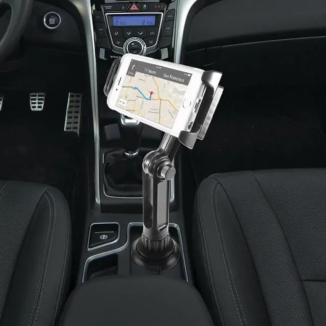 Alt view image 16 of 17 - Macally Black 10-inch Super-Long Car Cup Mount Holder for iPad / Tablet and iPhone / Smartphone MCUPPRO