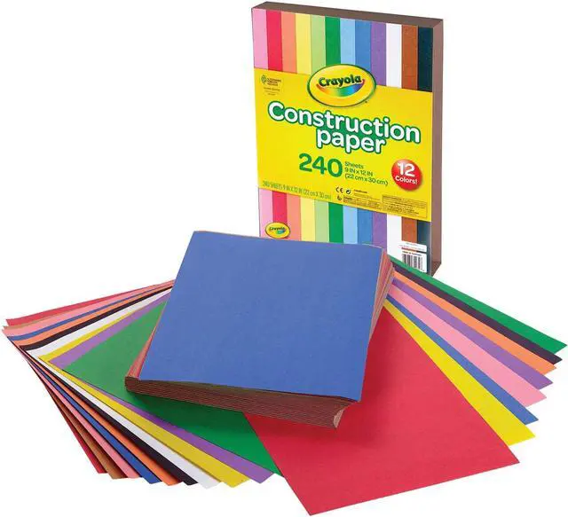 Alt view image 5 of 10 - Crayola Construction Paper Pad 9"X12"-240 Sheets
