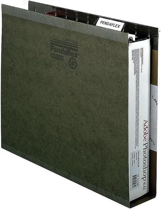Alt view image 12 of 15 - Pendaflex Reinforced 3" Extra Capacity Hanging Folders Letter Standard Green 25/Box 4152X3