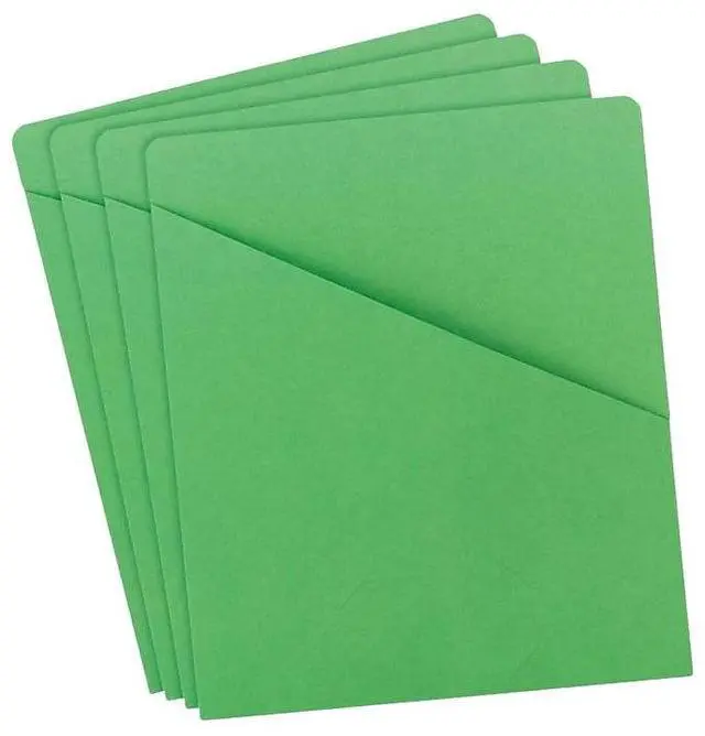 Alt view image 12 of 16 - Smead Slash Jacket 9-3/4"x11-1/2" 25/PK 11 Pt Green 75432