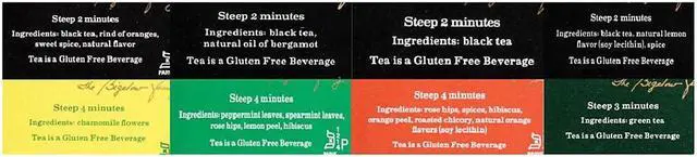 Alt view image 16 of 16 - Bigelow Tea Company Tea Tray Pack, 8 Assorted Teas, 64/BX