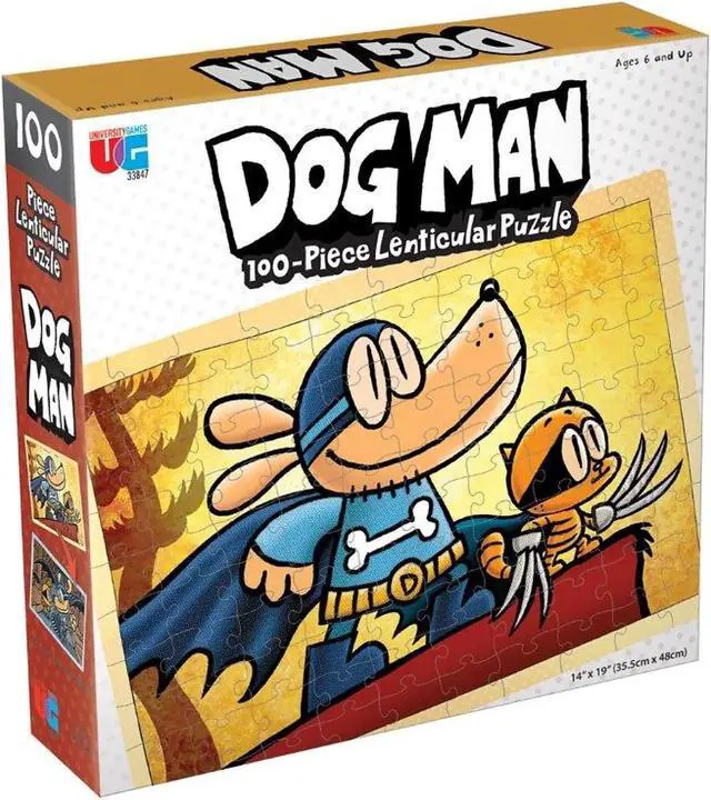 Alt view image 4 of 5 - University Games Dog Man Adventures Puzzle 100-Piece Jigsaw (UG-33847)