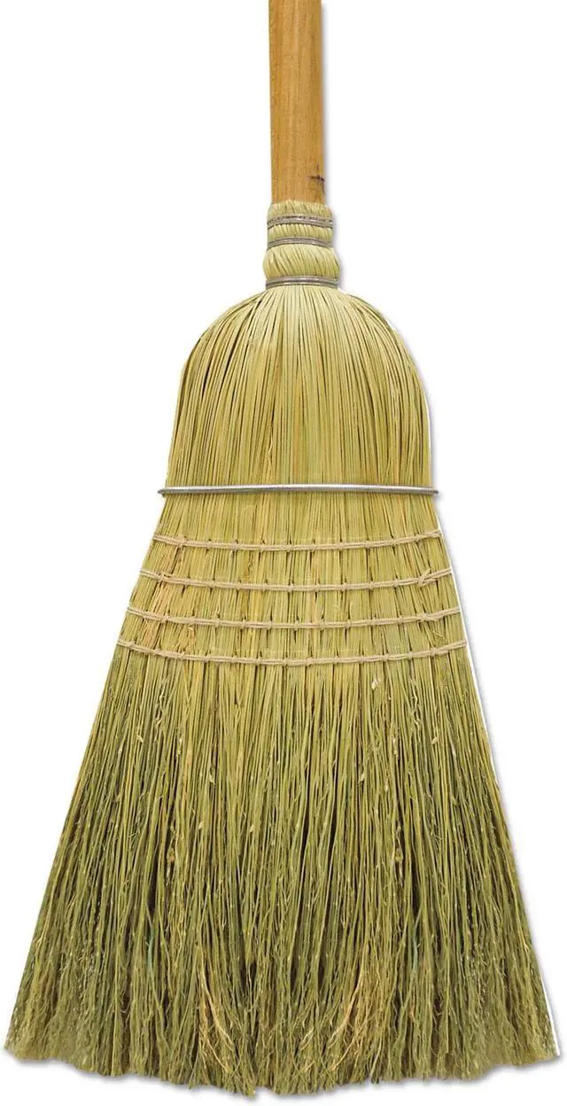 Alt view image 4 of 9 - Boardwalk BR10001 100% Corn Warehouse Brooms, 60 Inch , Black/Natural, 6/Carton