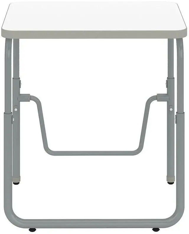 Alt view image 4 of 7 - Safco 1221DE AlphaBetter 2.0 Height-Adjust Student Desk with Pendulum Bar - 27.75 x 19.75 x 22 to 30 - Dry Erase