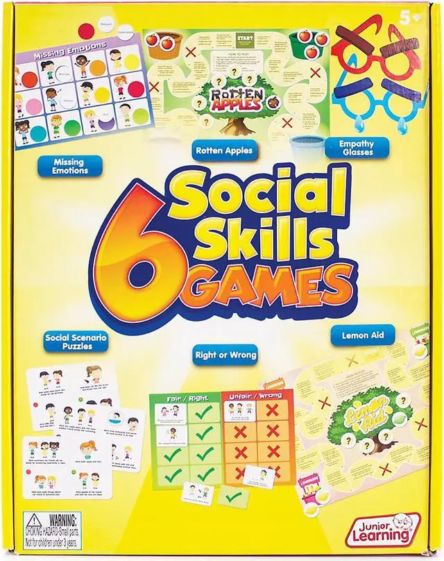 Alt view image 2 of 8 - Junior Learning 6 Social Skills Games (JRL413)