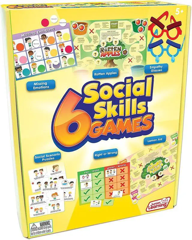 Main image of Junior Learning 6 Social Skills Games (JRL413)