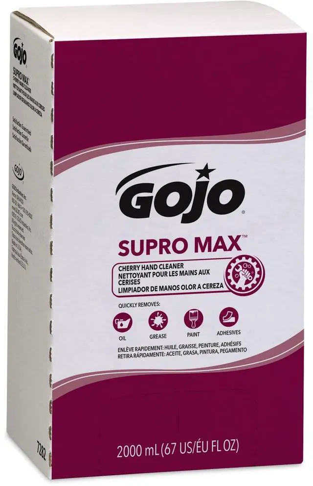 Alt view image 15 of 19 - GOJO® SUPRO MAX™ Cherry Hand Cleaner 2000 mL Refill for GOJO® PRO™ TDX™ Dispenser   1 each